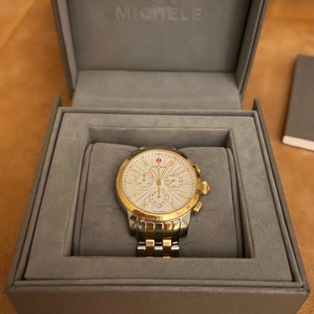 Michele Uptown Chronograph Watch